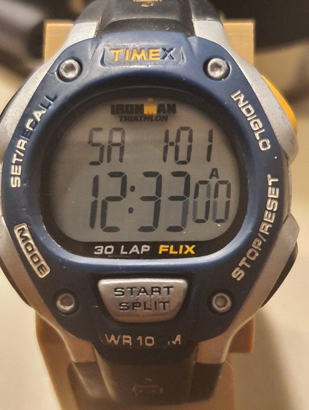 10/$20 Timex Ironman Triathalon 30 Lap Flix Digital Alarm Chrono Men's Watch